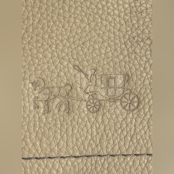 Coach Whipstich Crossbody Flap in a light salmon color - Picture 14 of 15